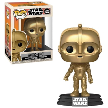 Boneco Funko Pop Star Wars Concept Series C-3PO 423 