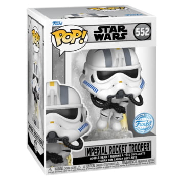 Boneco Funko Pop Star Wars Imperial Rocket Trooper 552 Exclusive