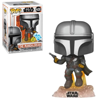Funko Pop Mandalorian 408 GITD - Star Wars The Mandalorian