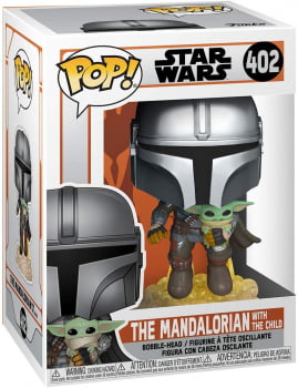 Funko Pop Mandalorian with Baby Yoda 402 - Star Wars The Mandalorian