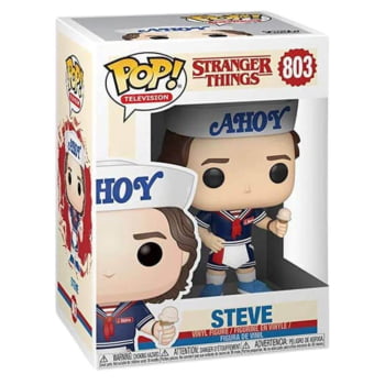 Funko Pop Steve With Hat And Ice Cream 803 Stranger Things