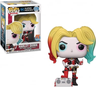 Funko Pop Arlequina Harley Quinn Boom Box 279 DC Heroes