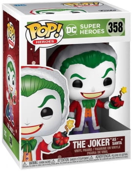 Funko Pop Coringa Holiday Joker as Santa 358 DC Heroes