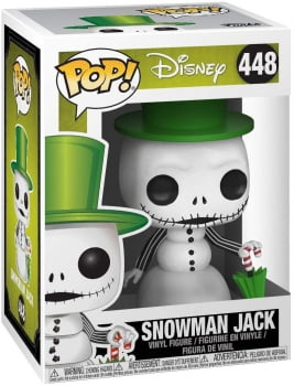 Funko Pop Jack Skellington Snowman 448 O Estranho Mundo de Jack