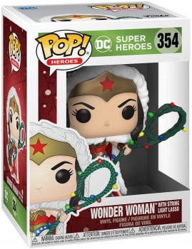 Funko Pop Muher Maravilha Holiday Wonder Woman 354 DC Heroes