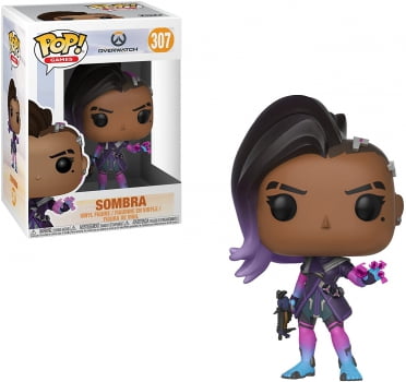 Boneco Colecionável Overwatch Sombra 307 Funko Pop Games