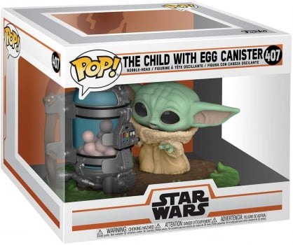 Funko Pop Baby Yoda 407 The Child Egg Canister Star Wars The Mandalorian