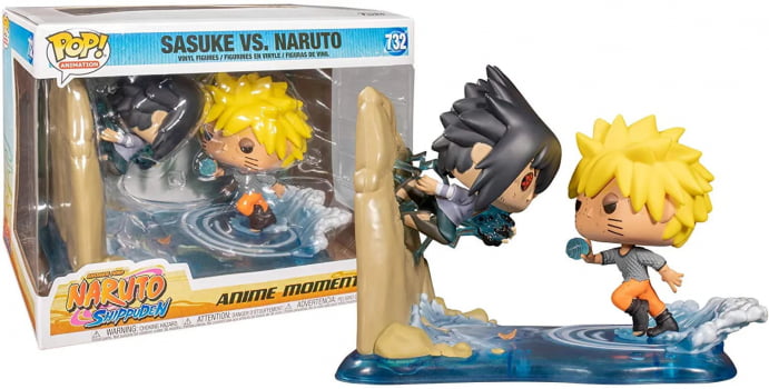 Funko Pop Naruto Shippuden Sasuke Uchiha Vs Naruto Uzumaki 732