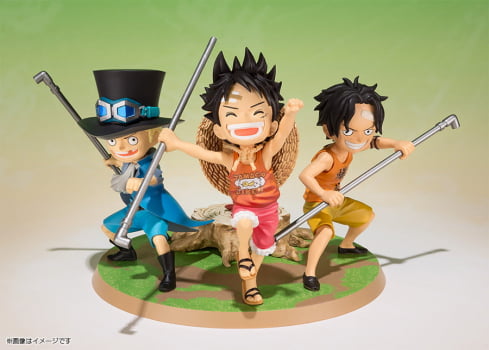 Casa do Otaku - Luffy usando o chapéu do Ace e do Sabo!