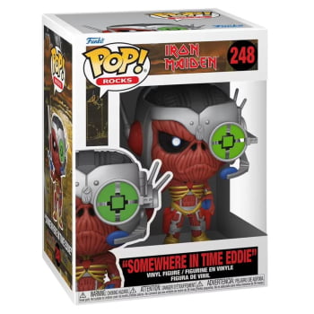 Boneco Funko Pop Iron Maiden Somewhere In Time Eddie 248
