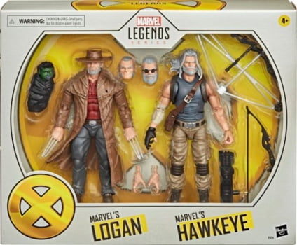 Marvel Legends Hawkeye and Marvel Legends Logan - X-Men