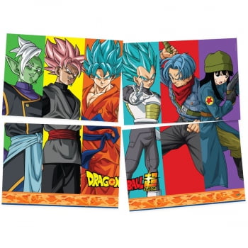 Painel 4 Lâminas - Dragon Ball Super - Festcolor