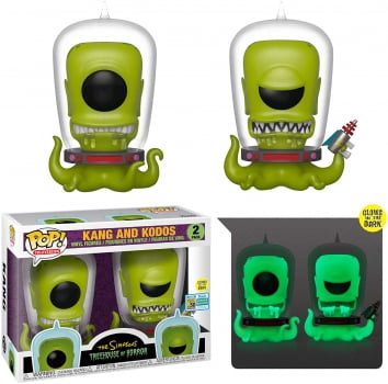 The Simpsons - Kang and Kodos 2-Pack Funko Pop SDCC Exclusive